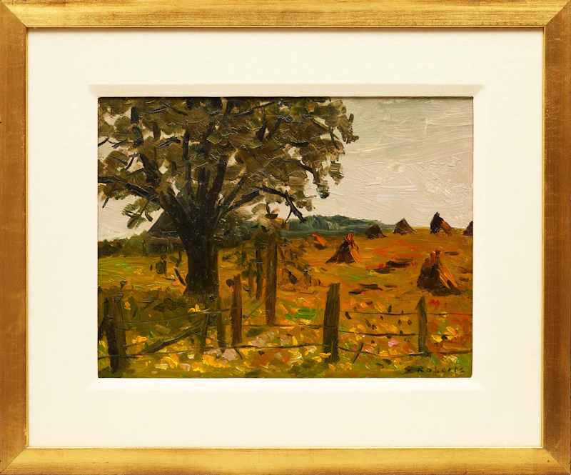 William Goodridge Roberts, Summer Landscape, oil on board - view 2