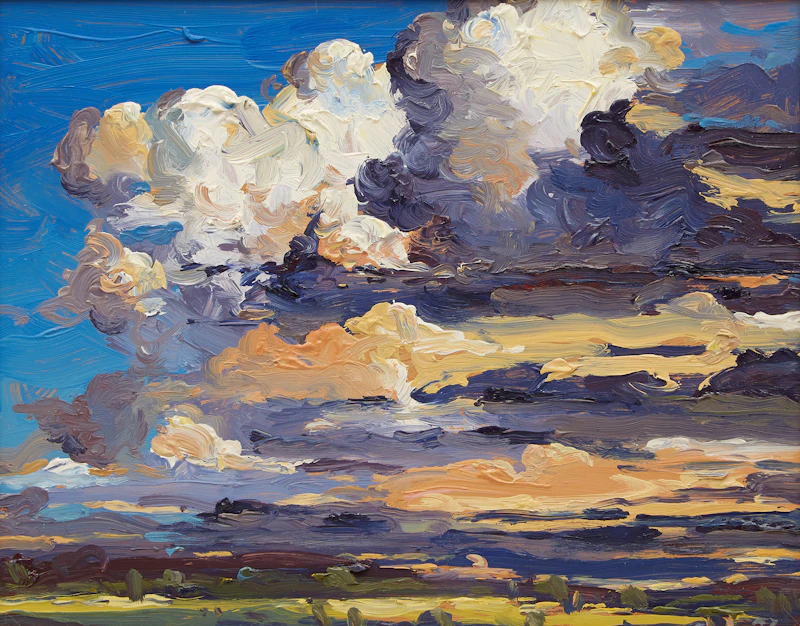 Passing Storm (Off Airport Rd., Creemore, Ont.) by Arto Yuzbasiyan