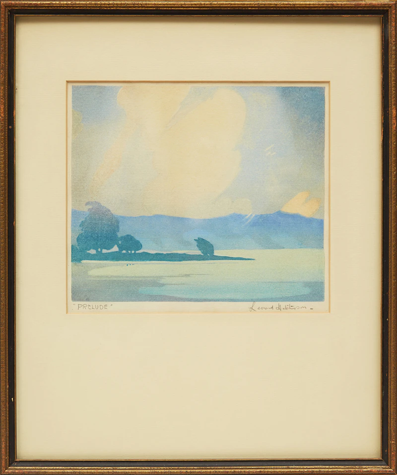 Leonard Hutchinson, Prelude, blockprint - view 2