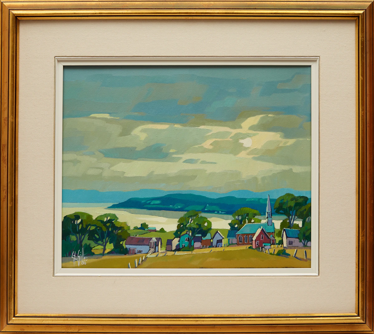 St. Gilles, St- Joachim, oil on canvas, 1986