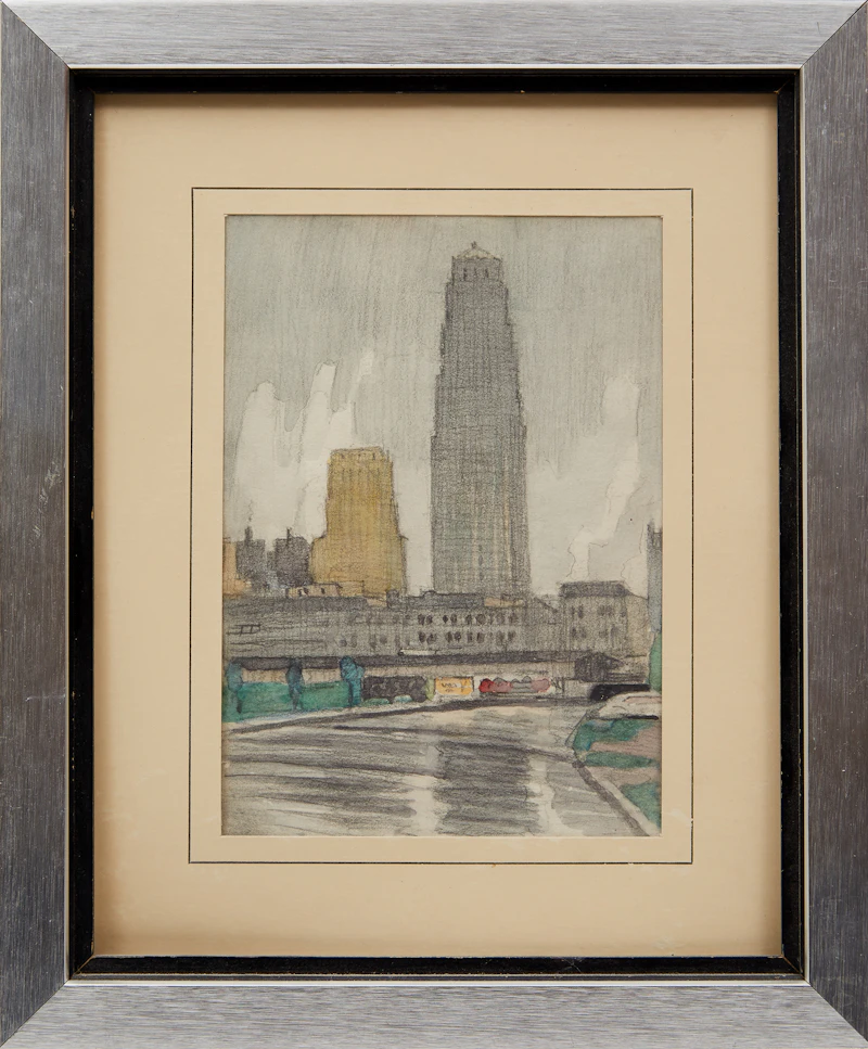 Peter Clapham Sheppard, Canadian Bank of Commerce Building; Canada Malting Company Factory Scene; Getting Her Ready