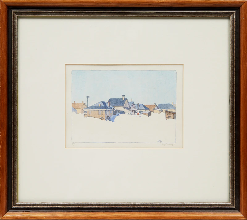 A Winnipeg Street Snowbound by Walter Joseph Phillips