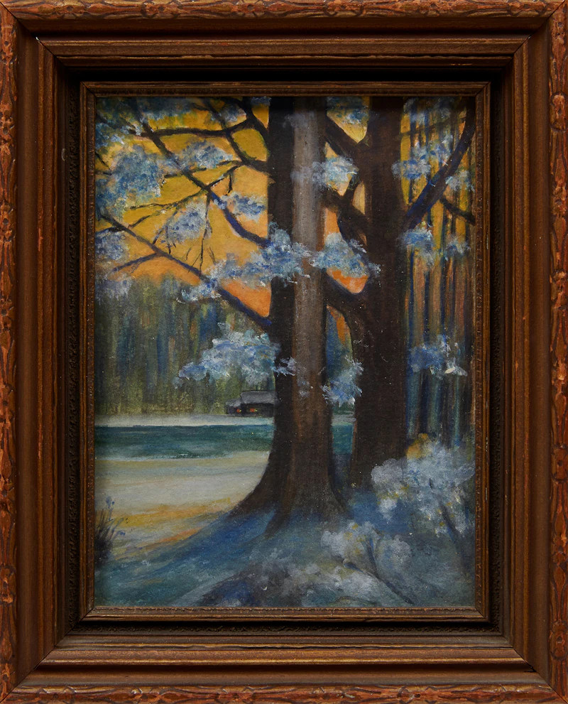 Cabin at Sunset by Elizabeth Annie McGillivray Knowles