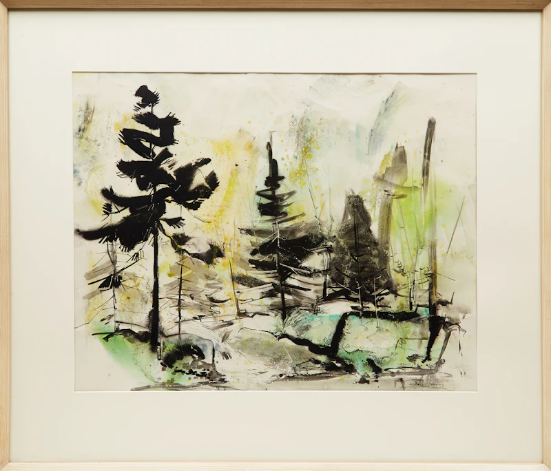 Landscape with Trees by Frank Leonard Brooks