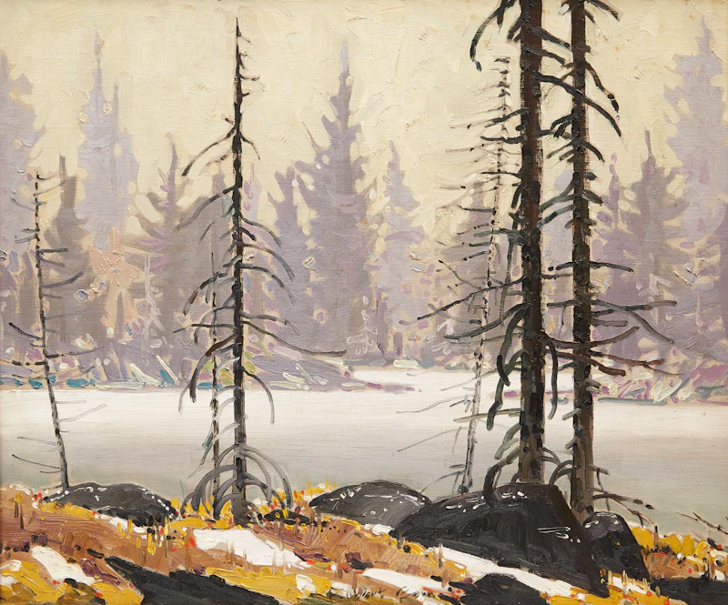 At Wells Lake, Caribou B.C.  by Robert Genn