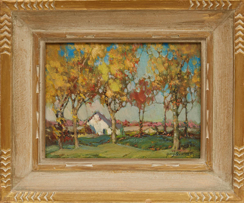 Harry Britton, Autumn Landscape, oil on board - view 2