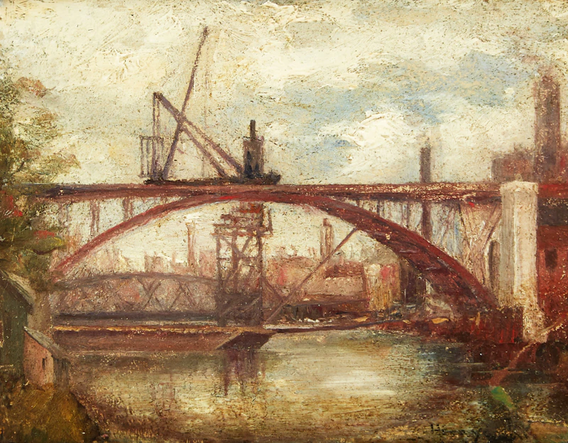 Nicholas Hornyansky, Construction of the Bloor Street Viaduct, Toronto