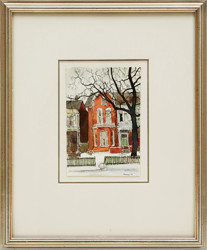 Albert Jacques Franck, 328 Berkeley Street, watercolour, 1965 - view 2
