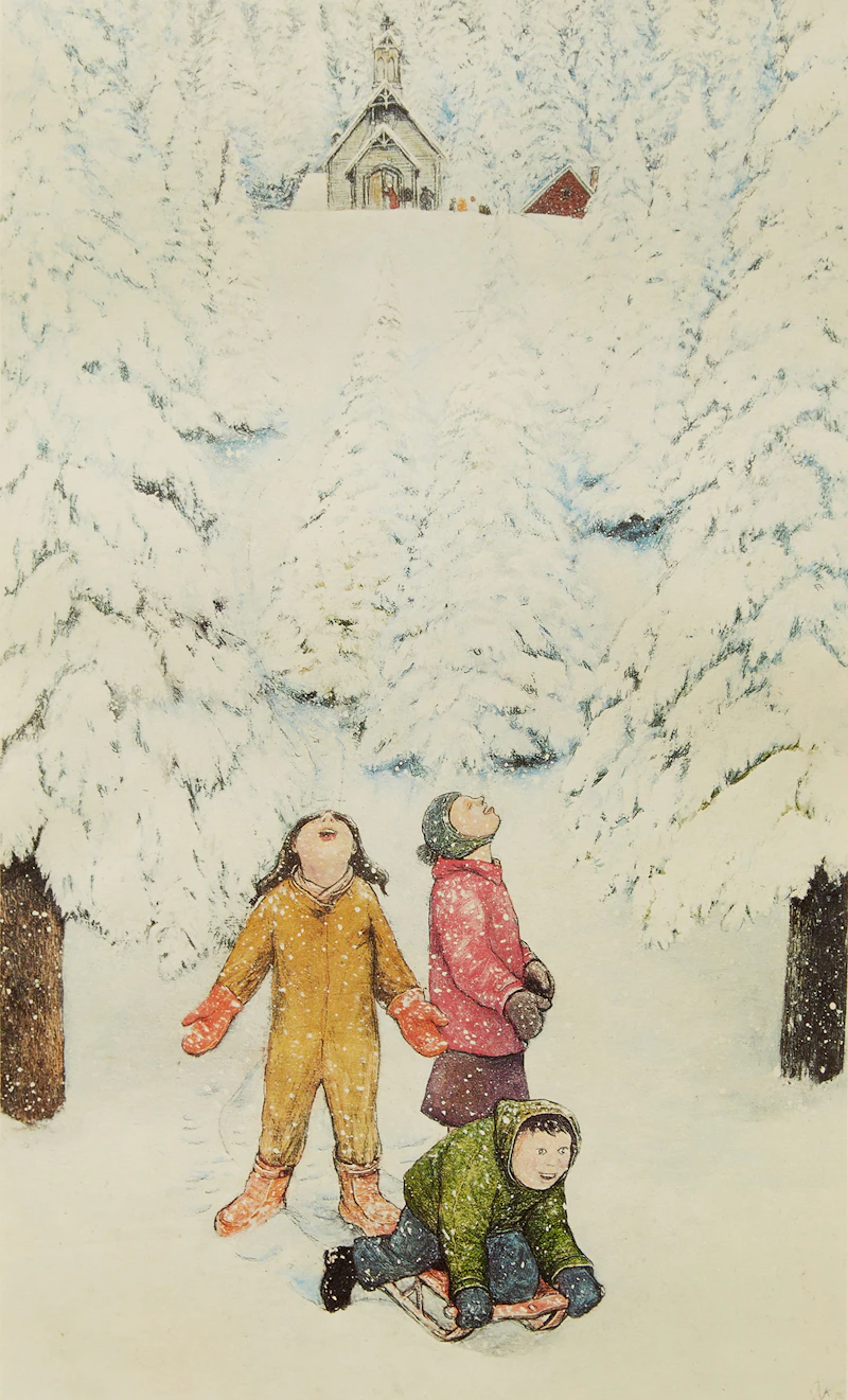 William Kurelek, Excitement Over First Heavy Snow
