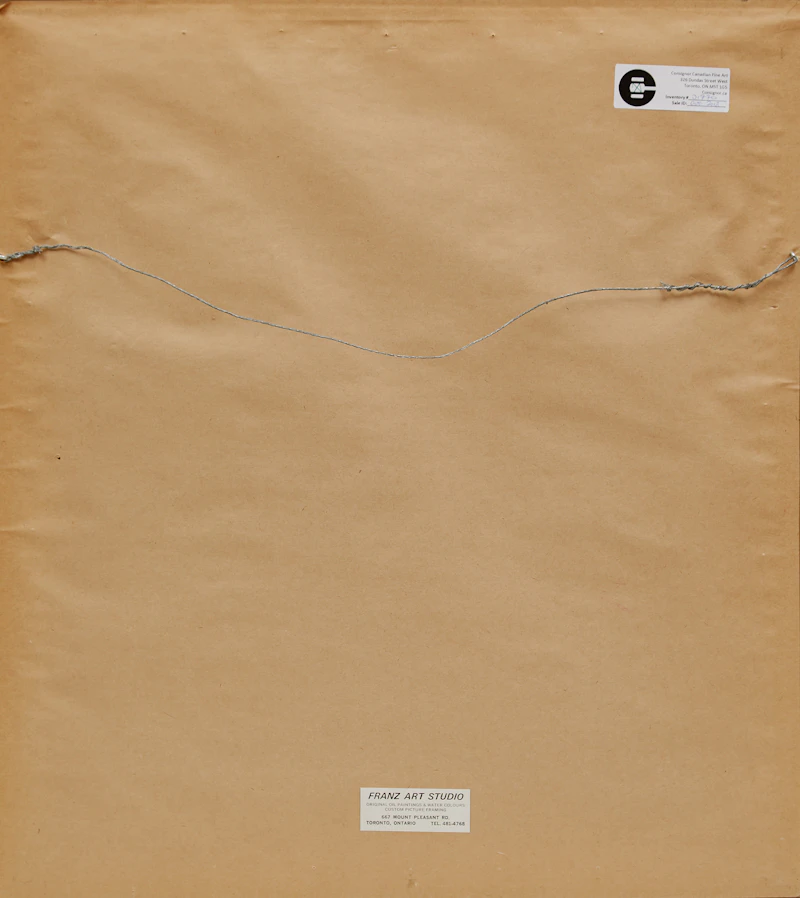William Kurelek, Stalking Migrating Caribou, colour photolithograph - view 3