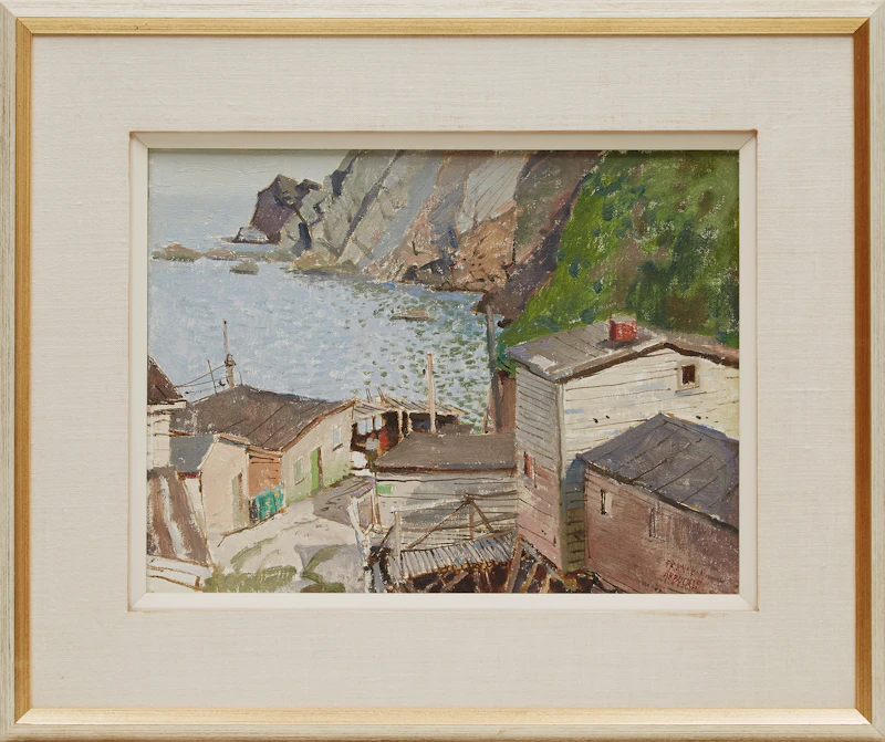 George Franklin Arbuckle, Caplin Cove, Newfoundland, oil on board - view 2