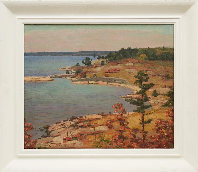 George Thomson, A Rocky Shoreline, oil on canvas - view 2