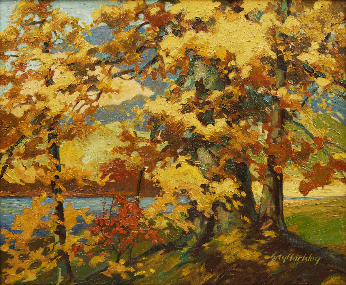 Greg Harkley, Autumn, oil on canvas