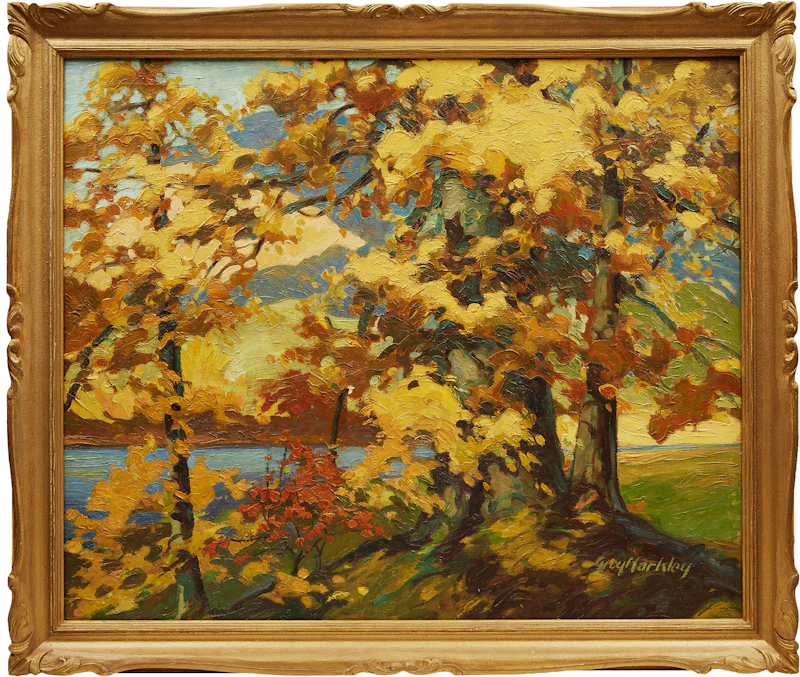 Greg Harkley, Autumn, oil on canvas - view 2