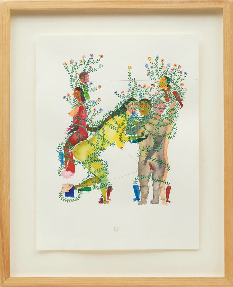 Balint Zsako, Untitled, watercolour, 2006 - view 2