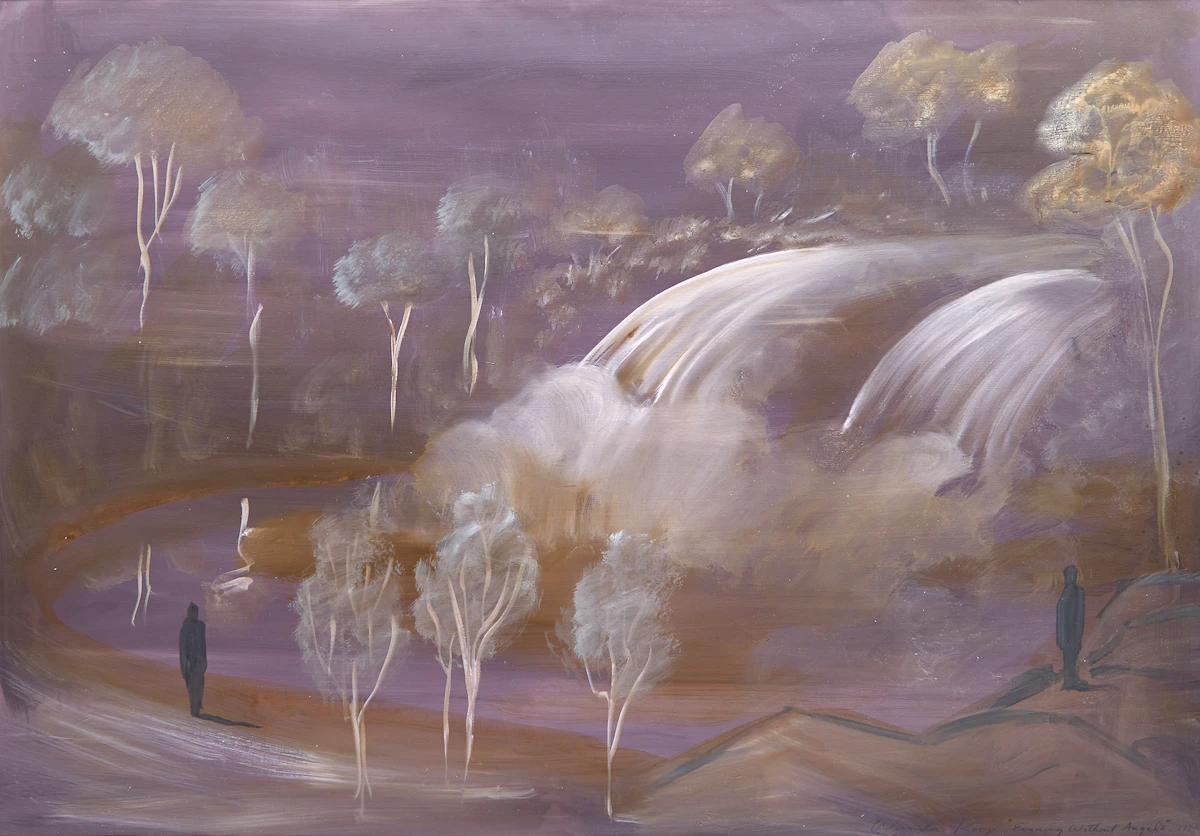 Wanda Koop, An Evening Without Angels, acrylic and gouache on paper, 1992