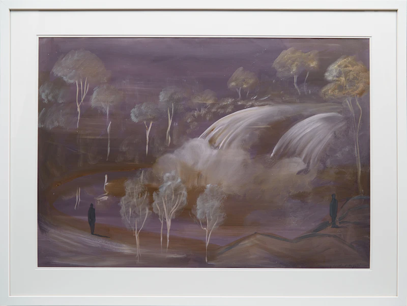 Wanda Koop, An Evening Without Angels, acrylic and gouache on paper, 1992 - view 2