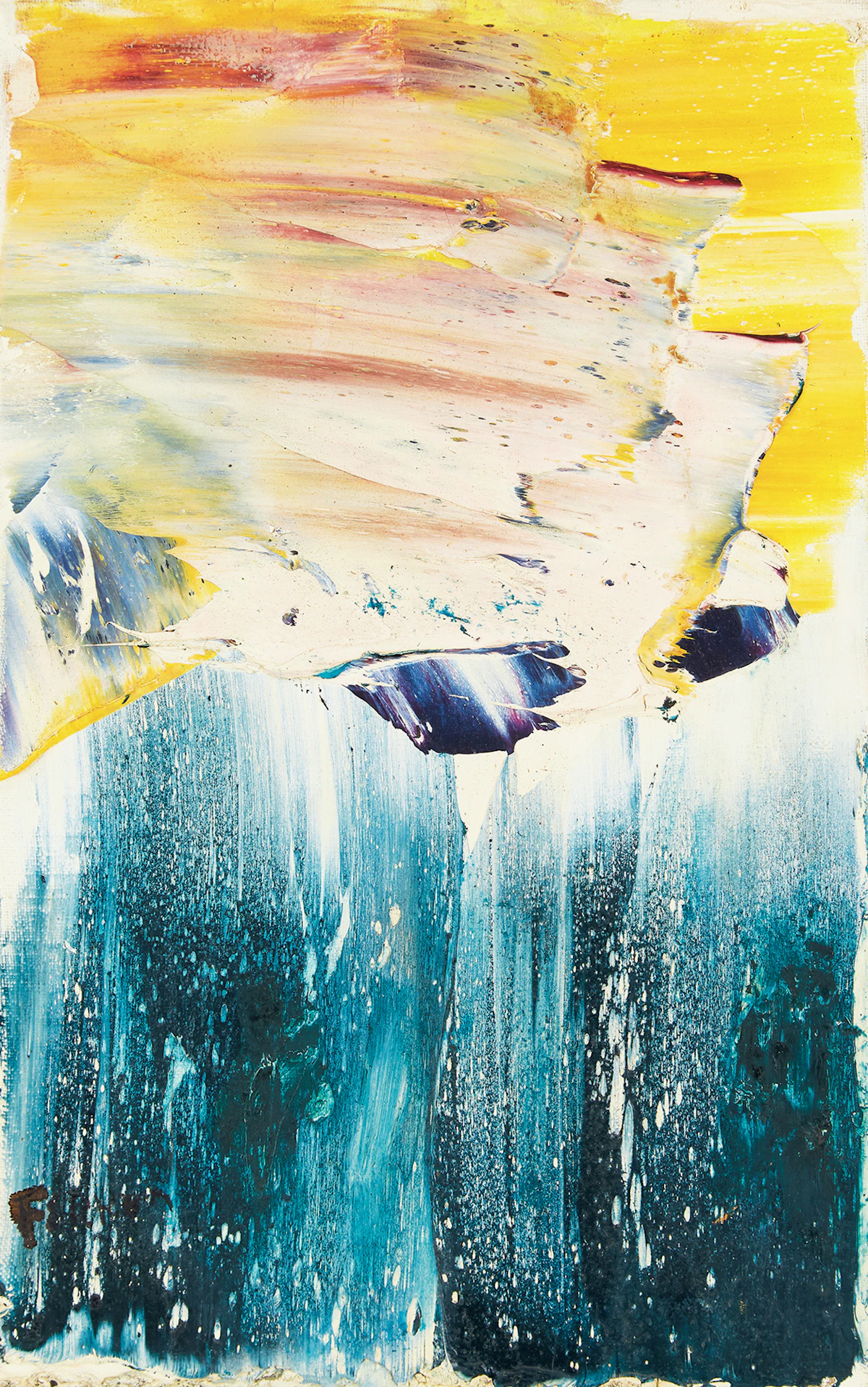 Marcelle Ferron, Sans titre, oil on canvas