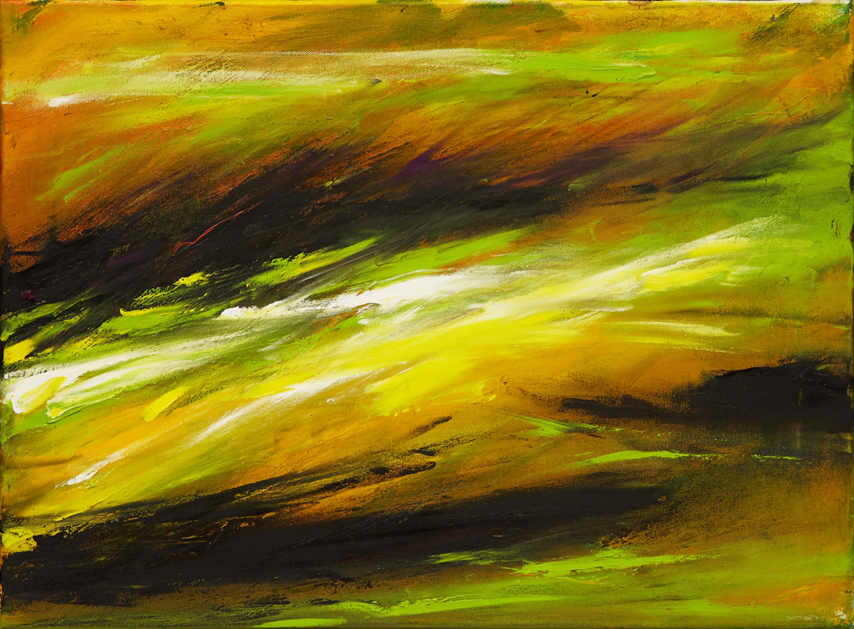 Rita Letendre, In the Passage of Time, oil on canvas, 2003