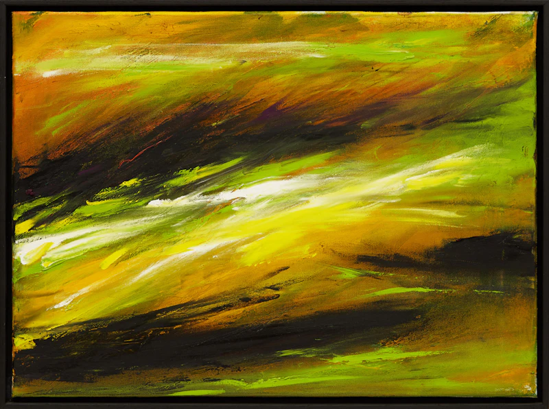 Rita Letendre, In the Passage of Time, oil on canvas, 2003 - view 3