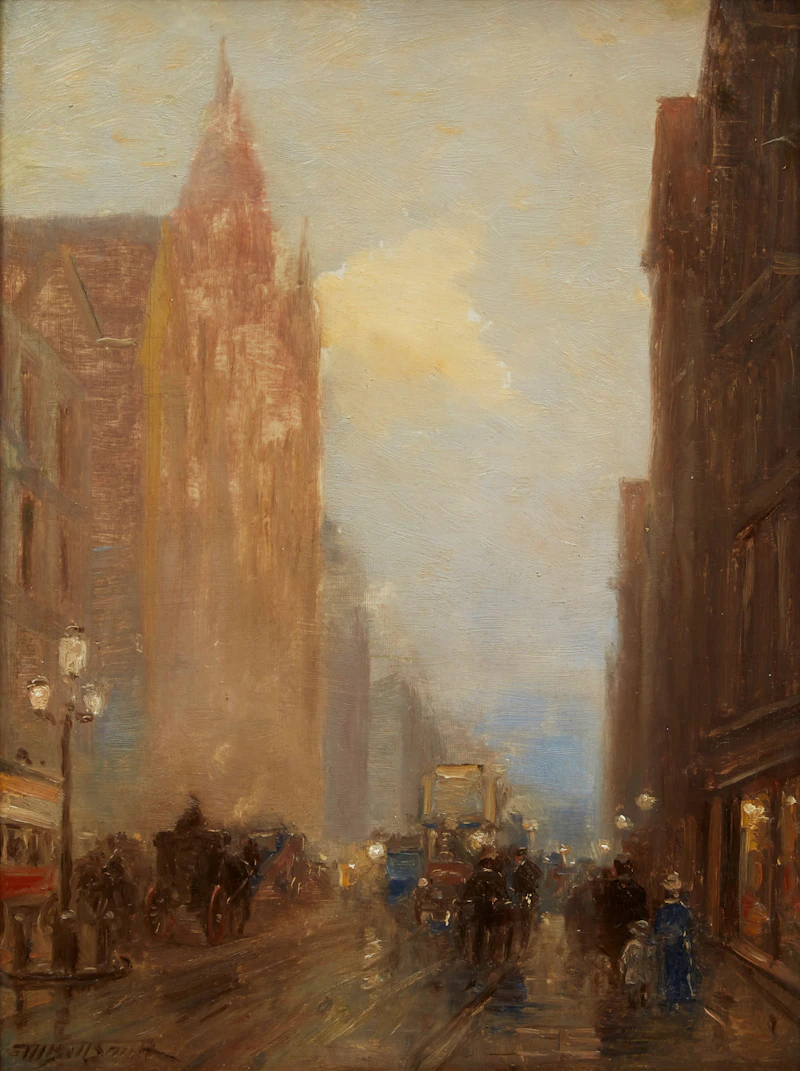 Frederic Marlett Bell-Smith, European Street Scene 