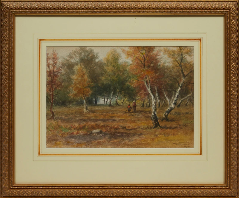 Autumn Stroll by Frederick Arthur Verner