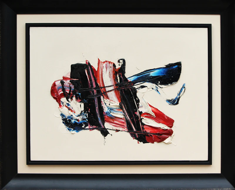 Mashel Teitelbaum, Red, White, Blue, oil on canvas, 1964 - view 2