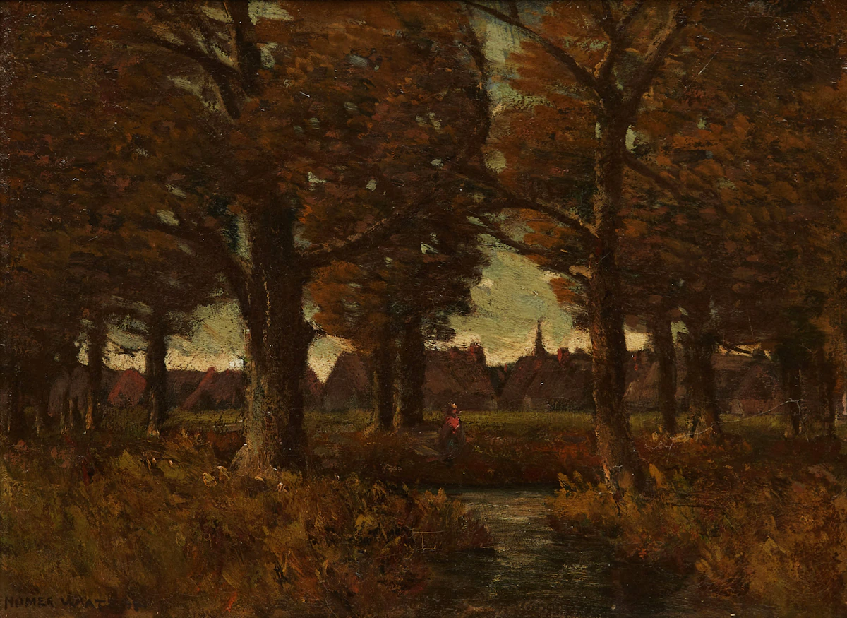 Homer Ransford Watson, Forest Landscape, oil on canvas