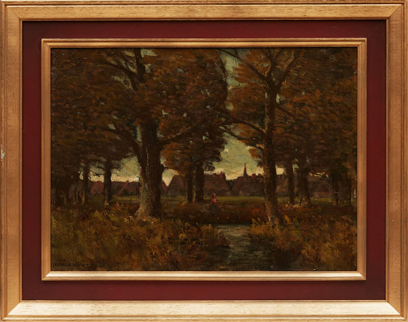 Homer Ransford Watson, Forest Landscape, oil on canvas - view 2