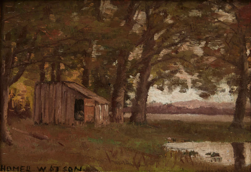 Homer Ransford Watson, Sketch of a Cabin