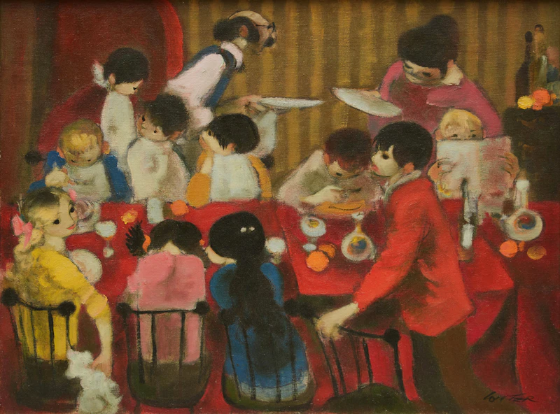 School Kids - Paris by William Arthur Winter