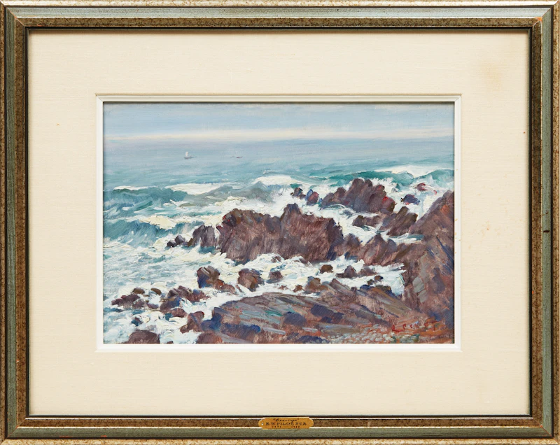 Robert Wakeham Pilot, Seascape, oil on board - view 2