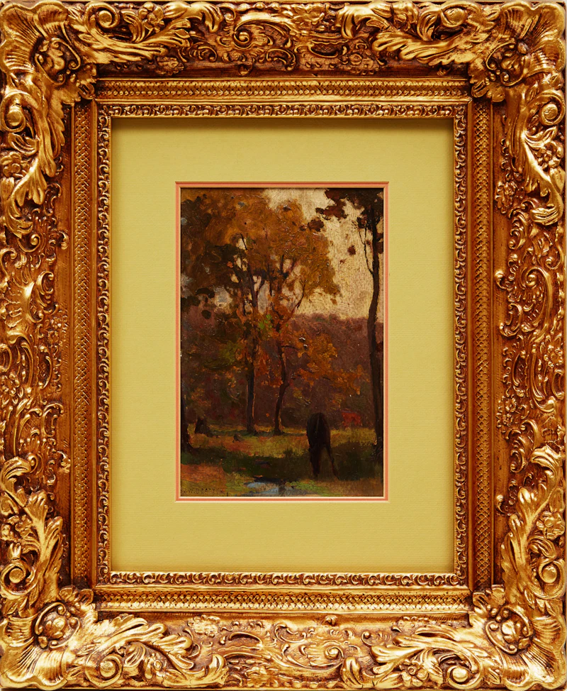 John William Beatty, Near Hamilton Golf Club, oil on board, 1909 - view 2