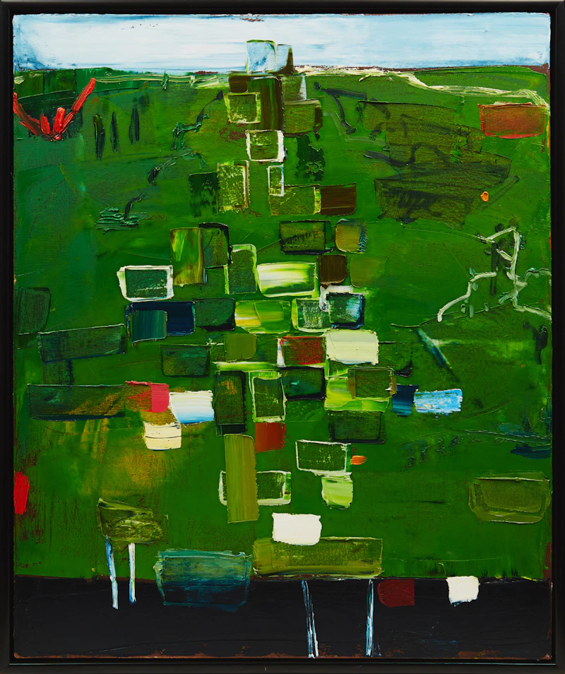 Michael Adamson, The Green Clean, oil on canvas, 2006 - view 2