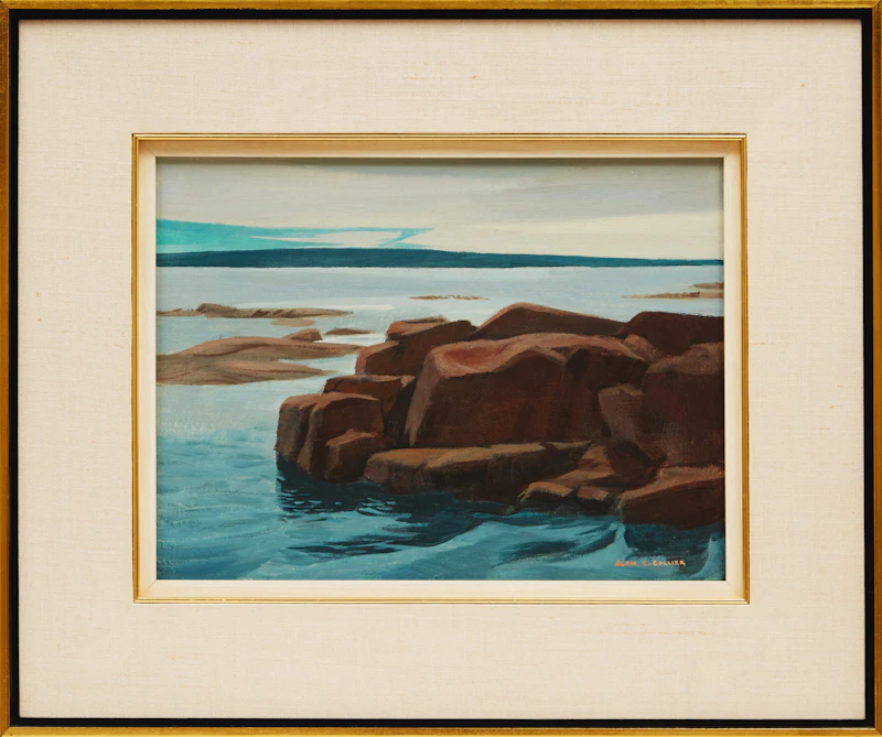 Alan Caswell Collier, Lumsden North, Newfoundland, oil on board - view 2