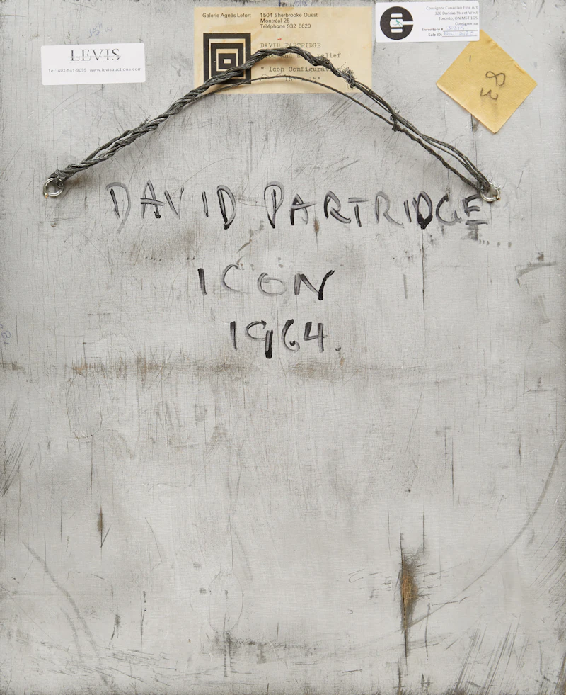 David Gerry Partridge, Icon, wood and nail relief sculpture, 1964 - view 2