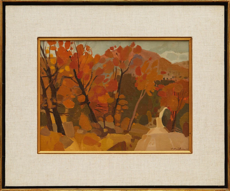 Donald Mackay Houstoun, Waiting for the Rain, oil on canvas board, 1974 - view 2