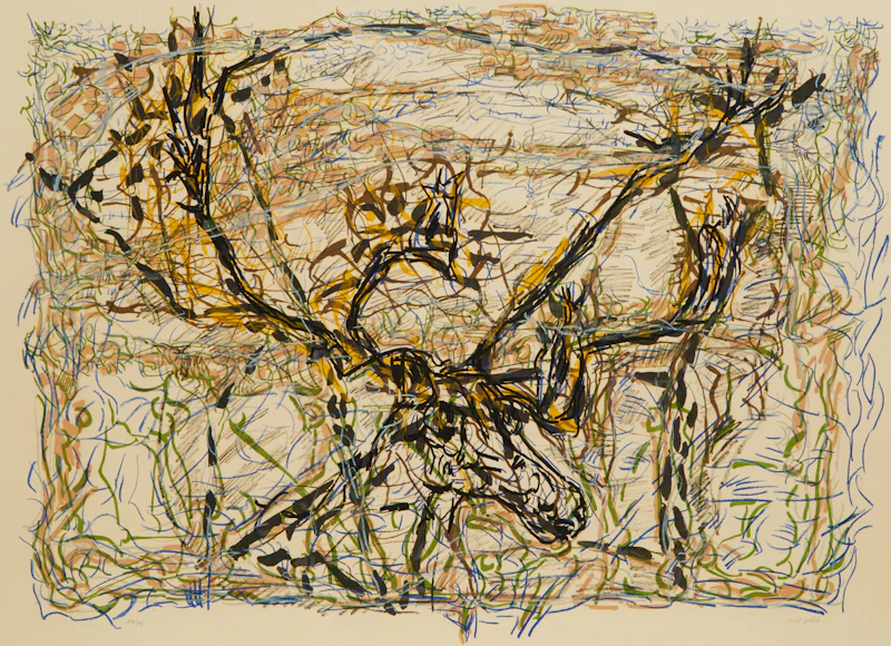 Jean Paul Riopelle, Caribou (1976)