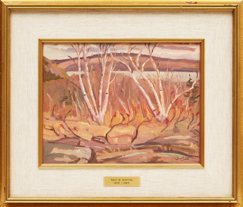 Ralph Wallace Burton, Clear Lake, Ontario, oil on board, 1961 - view 2
