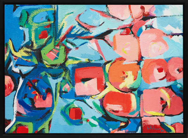 Jean LeFébure, Sans titre, oil on canvas, 1981 - view 2