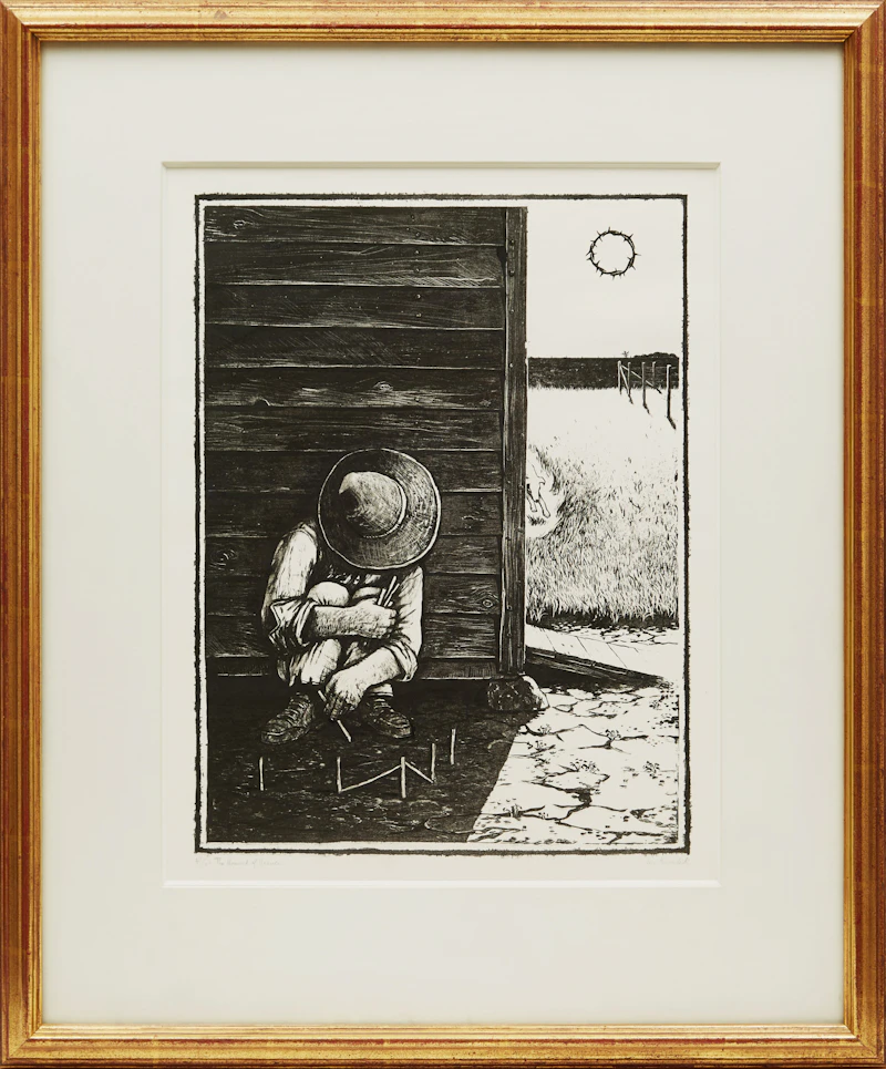 William Kurelek, The Hound of Heaven, lithograph - view 2