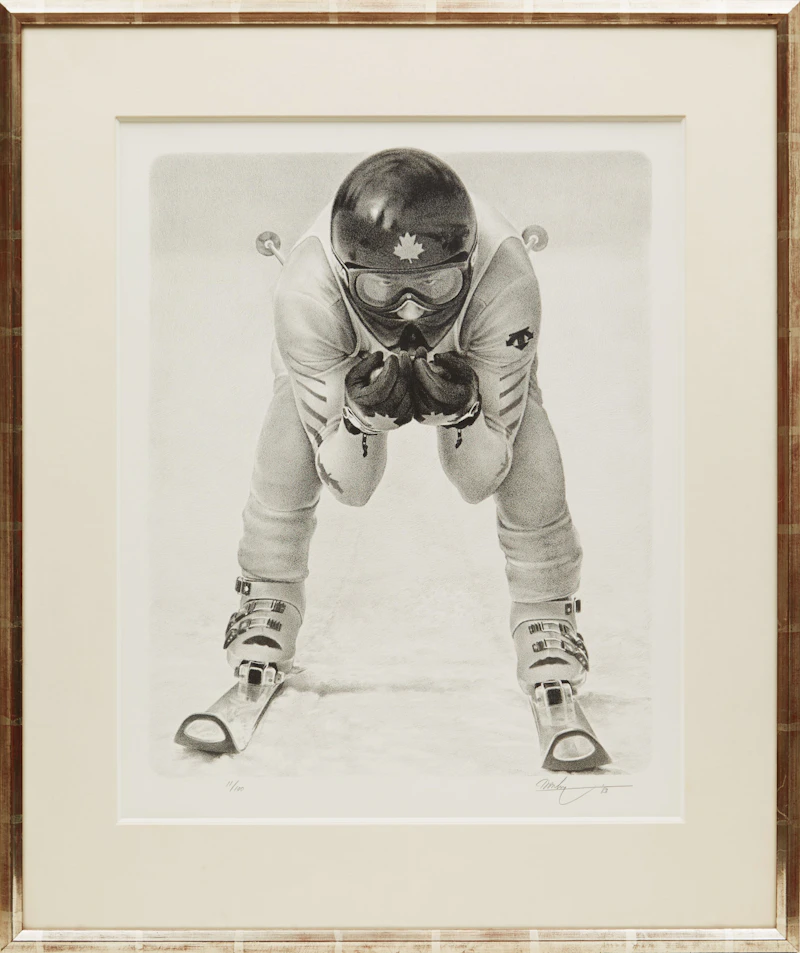 Kenneth Danby, The Downhill Racer, lithograph, 1983 - view 2