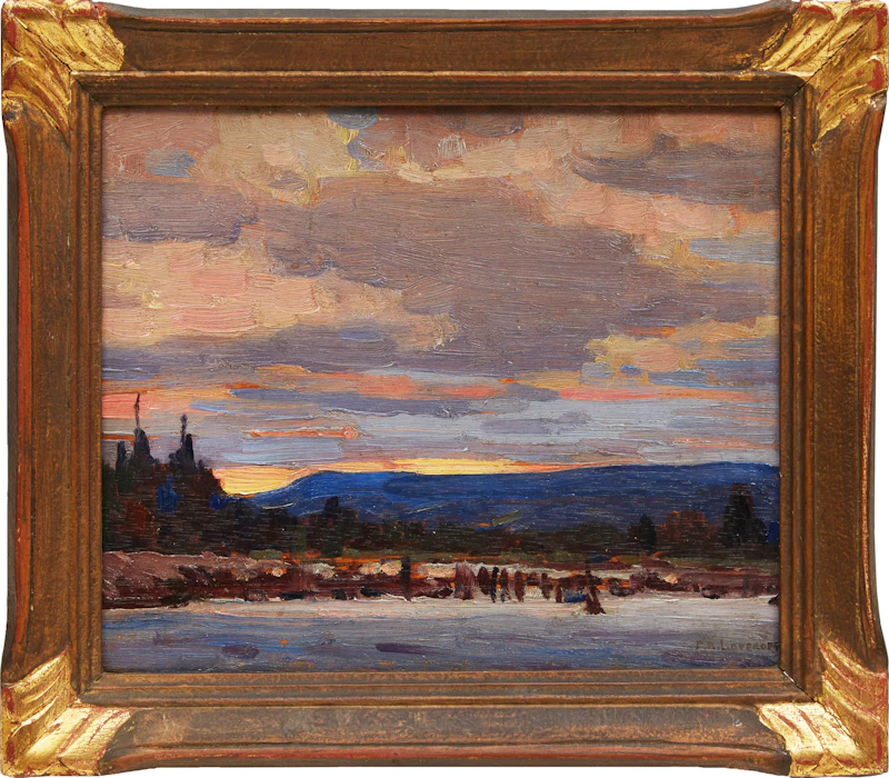 Frederick Nicholas Loveroff, Evening, oil on board - view 2
