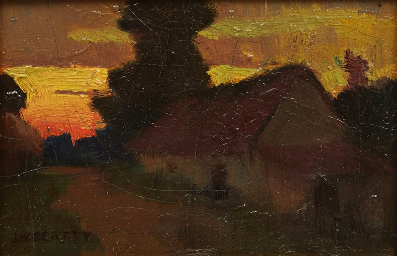 John William Beatty, Cottage at Dusk
