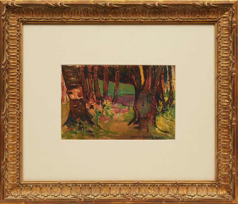 Florence Helena McGillivray, Rice’s Grove (Whitby, Ontario), watercolour, 1912 - view 2