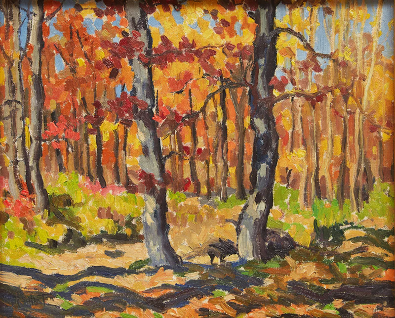 Autumn Forest by Randolph Stanley Hewton