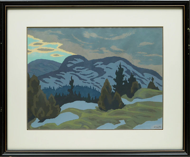 Snow Clouds by Edwin Headley Holgate