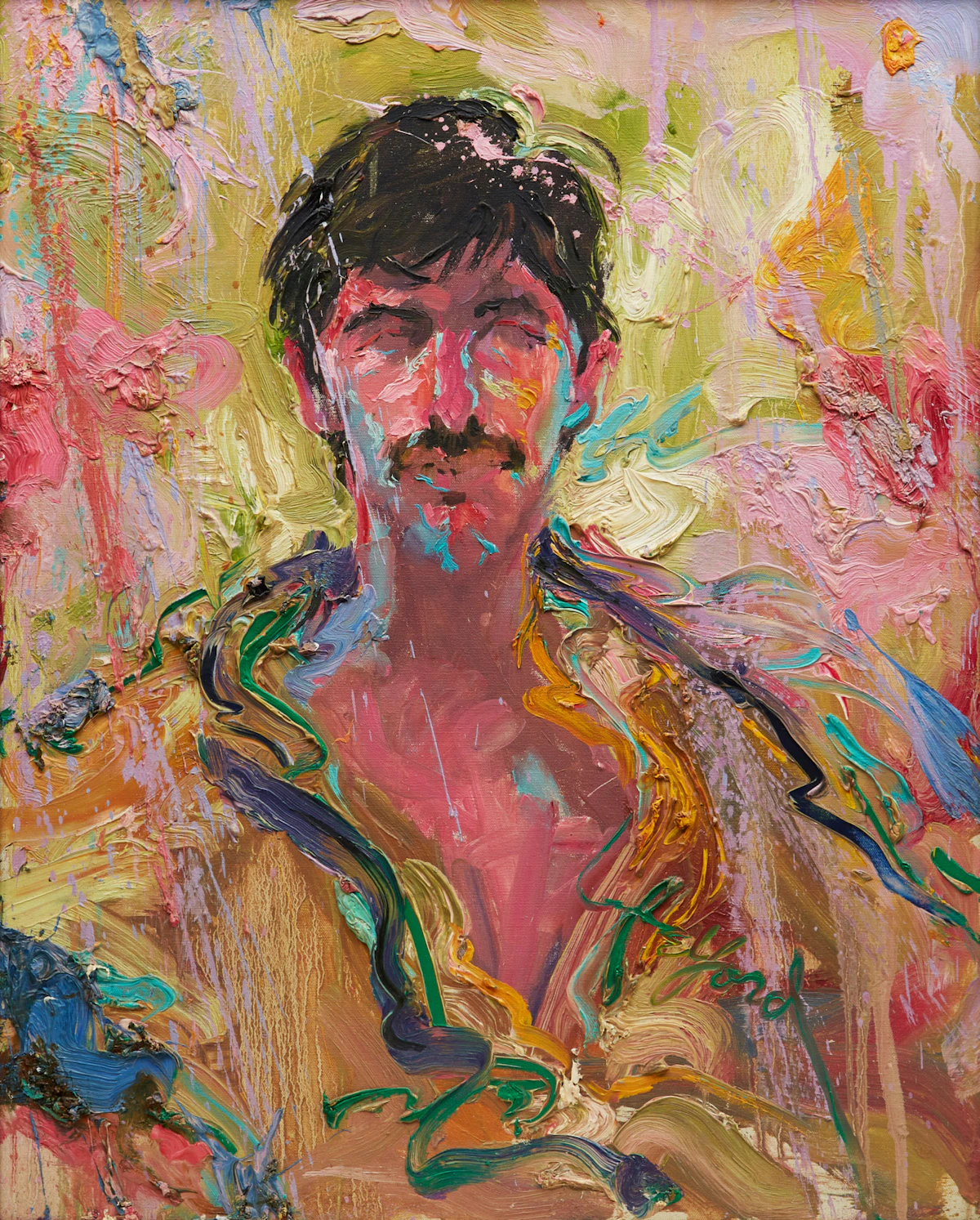 Telford Fenton, Portrait of a Man, oil on canvas