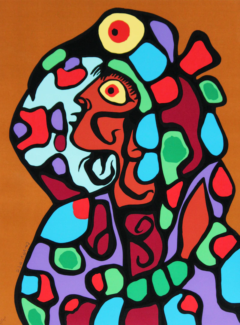 Norval Morrisseau, The Art of Norval Morrisseau: Collection of 5 Prints in Original Portfolio, five colour serigraphs, 1979 - view 2