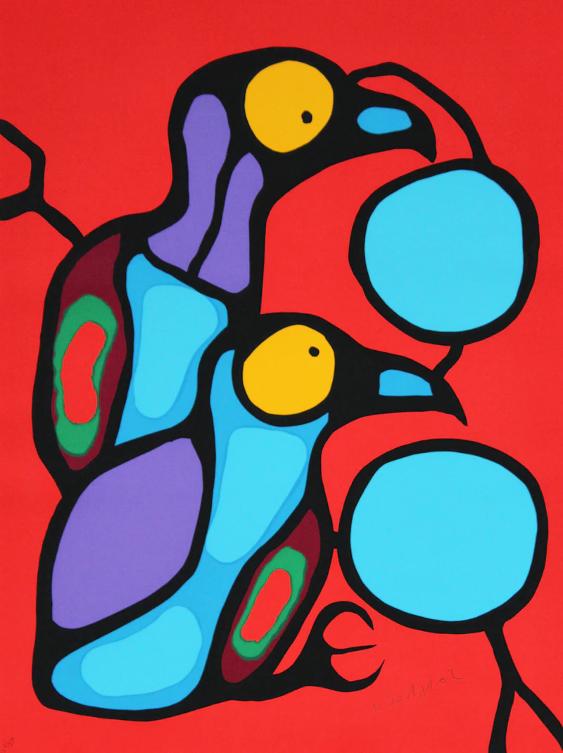 Norval Morrisseau, The Art of Norval Morrisseau: Collection of 5 Prints in Original Portfolio, five colour serigraphs, 1979 - view 6